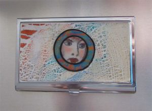 A Tiny Portrait Business Card Holder